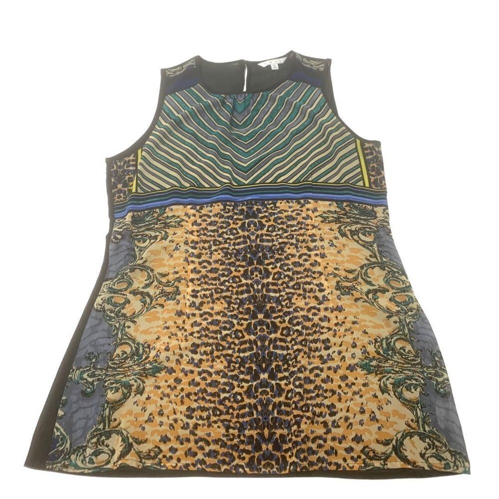 Sleeveless Patterned Top